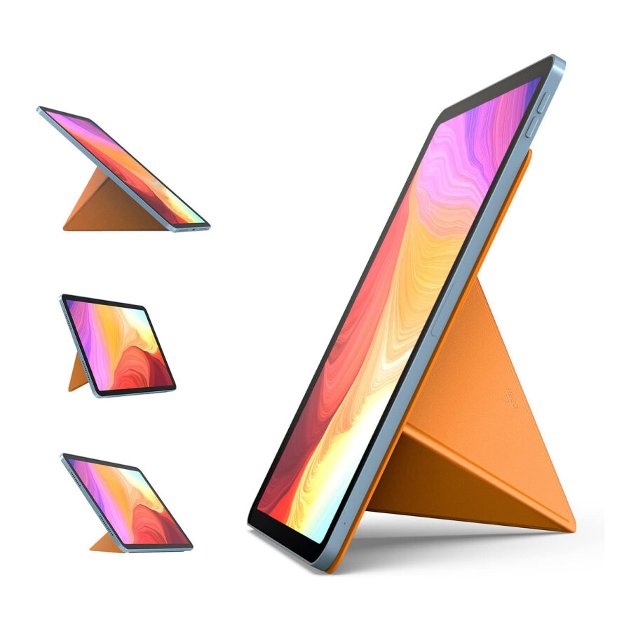 Novoo RT10 Açı Ayarlı Katlanabilir 10" inç ve Üzeri için Ultra Slim Tablet Standı Turuncu - 1
