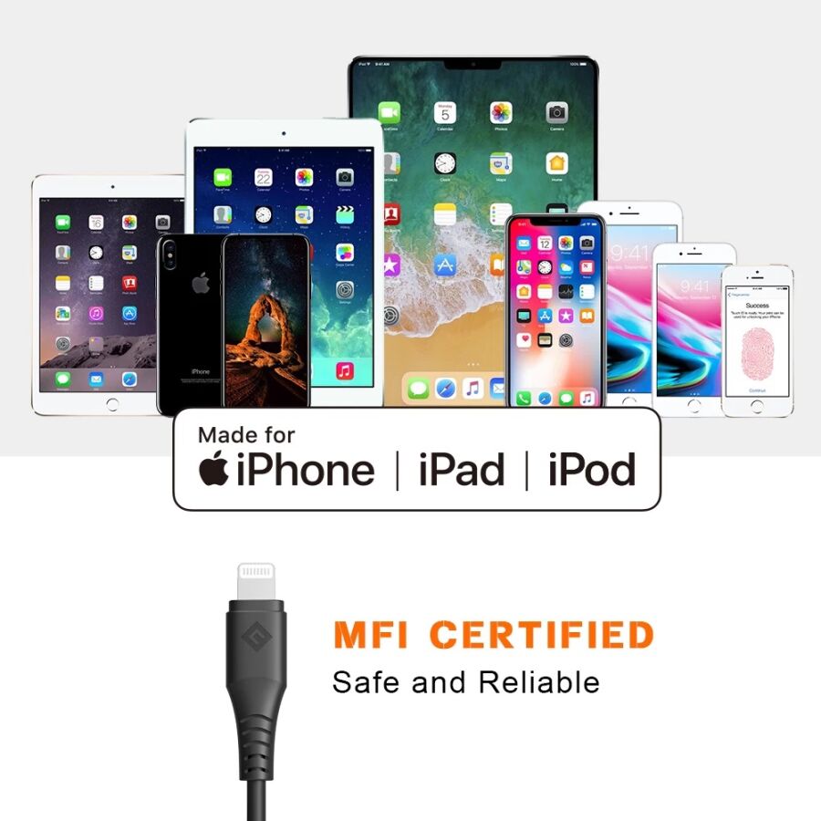 Novoo Type-C iPhone Lightning Hızlı Şarj Kablosu Beyaz 1.2 Metre - 4