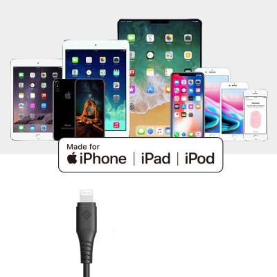 Novoo Type-C iPhone Lightning Hızlı Şarj Kablosu Siyah 1.8 Metre - 6