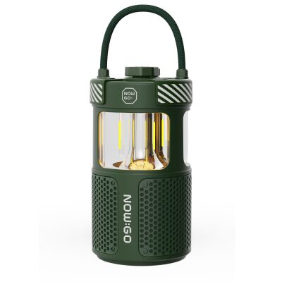 NowGo F1 20W Bluetoooth Hoparlör Taşınabilir Powerbank Kamp Feneri Yeşil