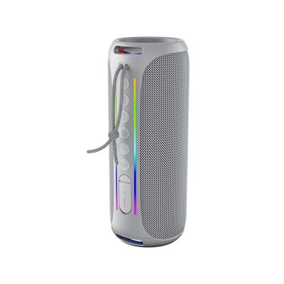 NowGo F6 20W RGB Speaker Su Geçirmez Taşınabilir Kablosuz Bluetooth Hoparlör Gri - 2