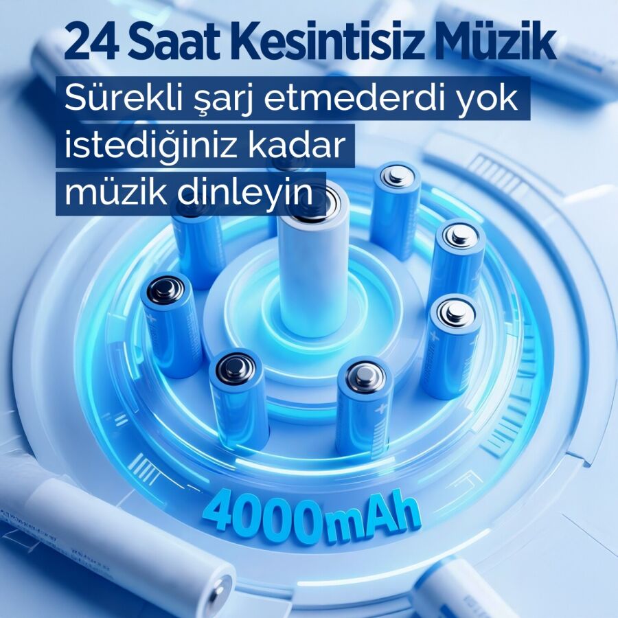 NowGo F6 20W RGB Speaker Su Geçirmez Taşınabilir Kablosuz Bluetooth Hoparlör Siyah - 11