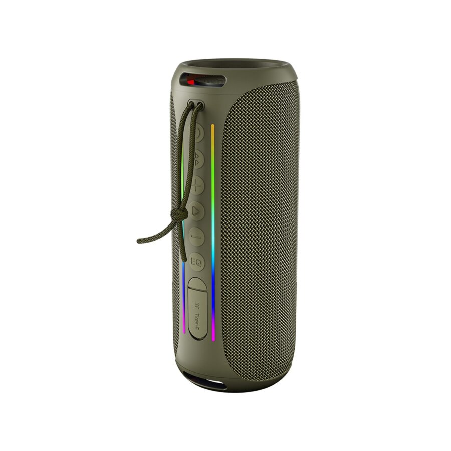 NowGo F6 20W RGB Speaker Su Geçirmez Taşınabilir Kablosuz Bluetooth Hoparlör Yeşil - 2