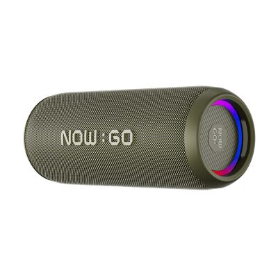 NowGo F6 20W RGB Speaker Su Geçirmez Taşınabilir Kablosuz Bluetooth Hoparlör Yeşil