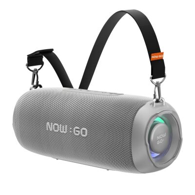 NowGo F8 40W RGB Speaker Su Geçirmez Taşınabilir Kablosuz Bluetooth Hoparlör Gri