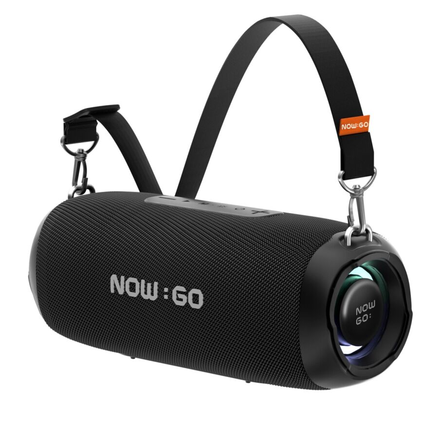 NowGo F8 40W RGB Speaker Su Geçirmez Taşınabilir Kablosuz Bluetooth Hoparlör Siyah - 1