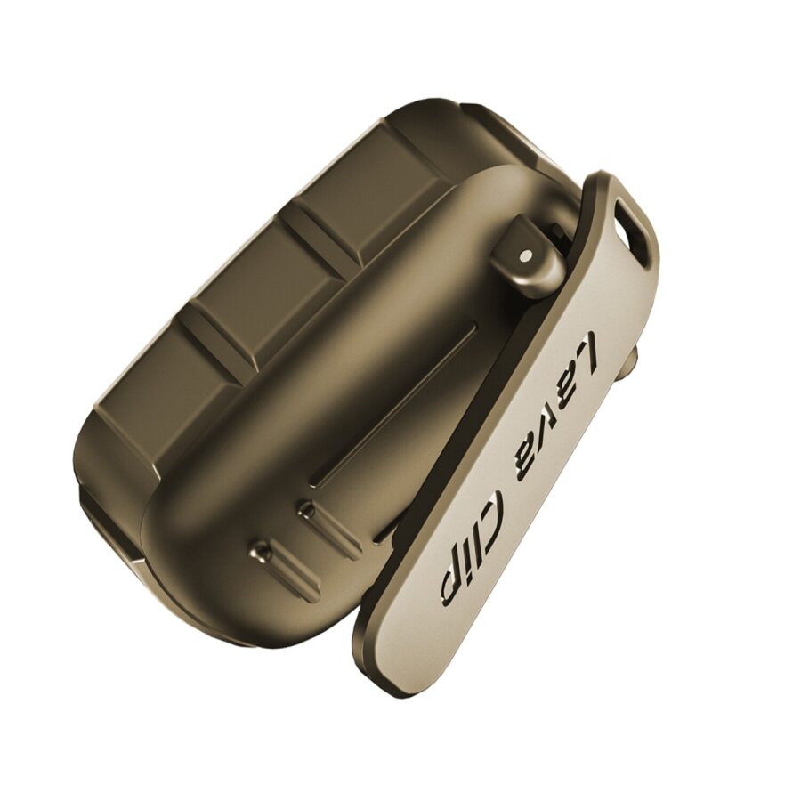 NowGo Lava Clip 5W Klipsli Su Geçirmez Taşınabilir Mini Bluetooth Hoparlör Kahverengi - 2