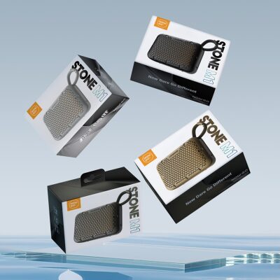 NowGo Stone M1 5W Su Geçirmez Taşınabilir Bluetooth 5.4 Hoparlör Gri - 11