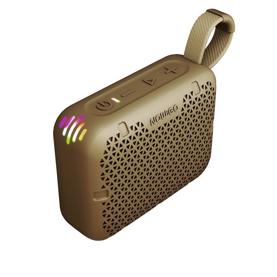 NowGo Stone M1 5W Su Geçirmez Taşınabilir Bluetooth 5.4 Hoparlör Kahverengi - 2