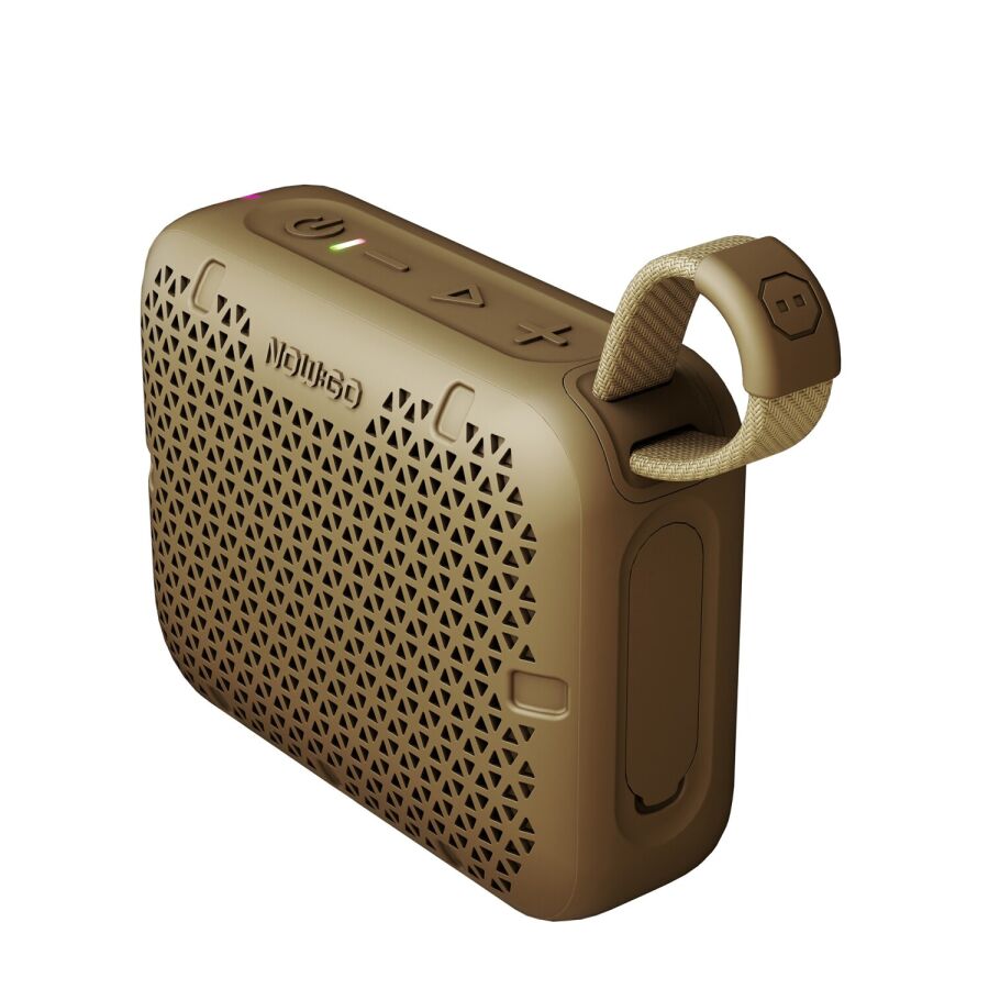 NowGo Stone M1 5W Su Geçirmez Taşınabilir Bluetooth 5.4 Hoparlör Kahverengi - 3