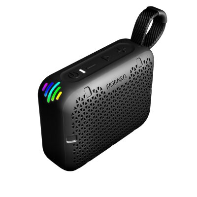 NowGo Stone M1 5W Su Geçirmez Taşınabilir Bluetooth 5.4 Hoparlör Siyah - 2