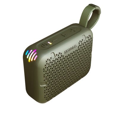 NowGo Stone M1 5W Su Geçirmez Taşınabilir Bluetooth 5.4 Hoparlör Yeşil - 2