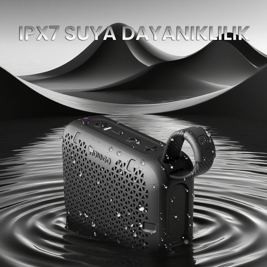 NowGo Stone M1 5W Su Geçirmez Taşınabilir Bluetooth 5.4 Hoparlör Yeşil - 10