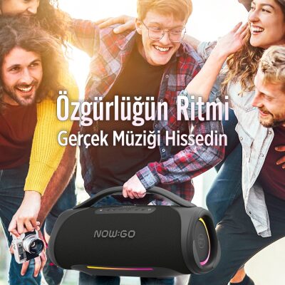NowGo Storm 2 160W RGB Super Bass TWS Party Speaker Taşınabilir Kablosuz Bluetooth Hoparlör - 6