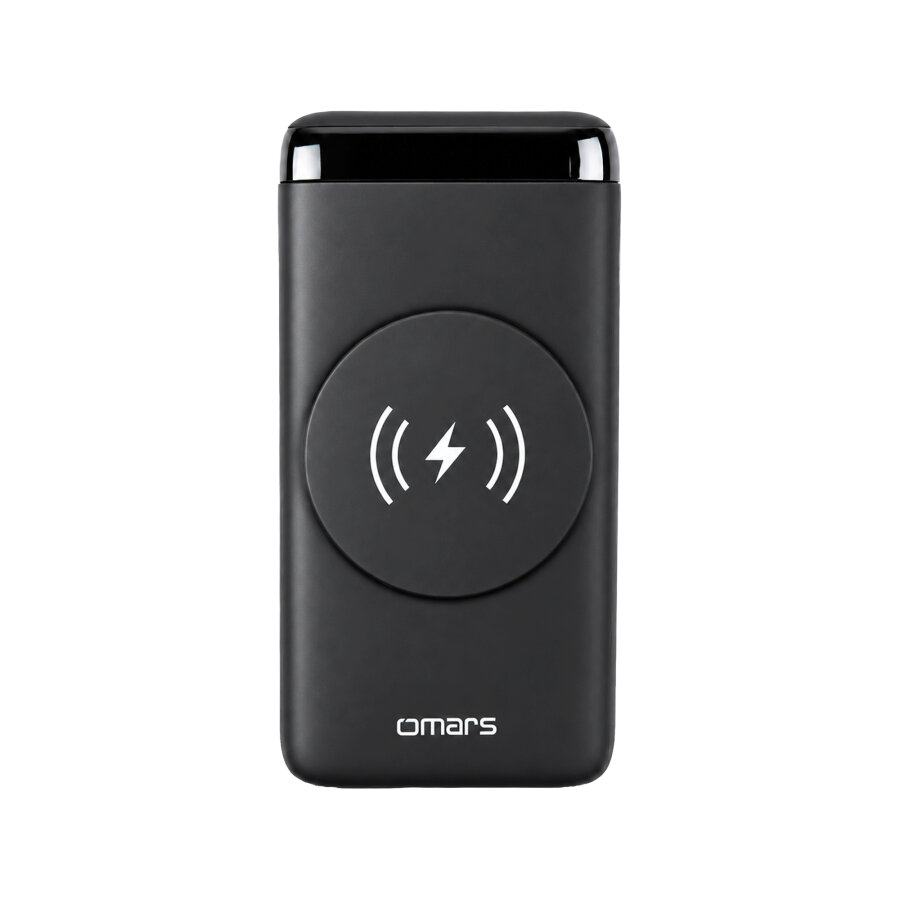Omars 20W 10000mAh Kablosuz Şarj Powerbank LED Göstergeli USB Type-C ve Magsafe Uyumlu - 1