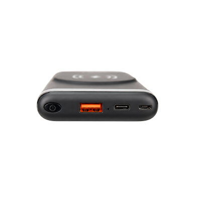 Omars 20W 10000mAh Kablosuz Şarj Powerbank LED Göstergeli USB Type-C ve Magsafe Uyumlu - 9