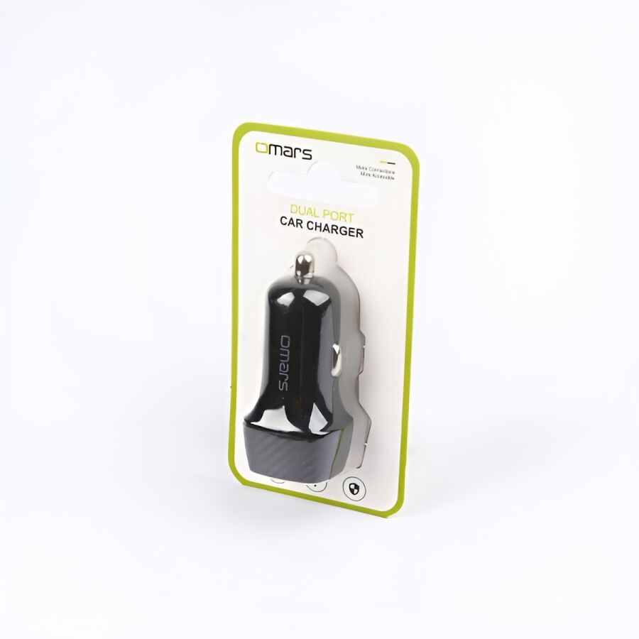 Omars 2.4A Çift USB Çıkışlı Araç içi Şarj Cihazı - 4