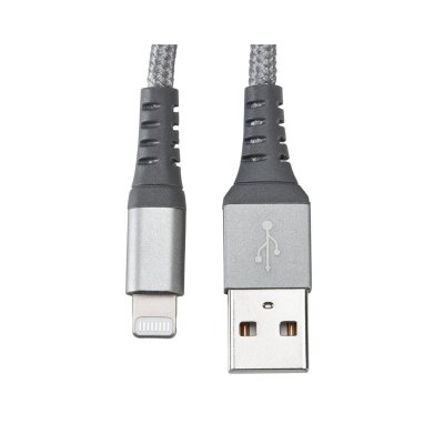 Omars MFI Lightning iPhone Hızlı Şarj ve Data Kablosu 1 Metre Gri - 4