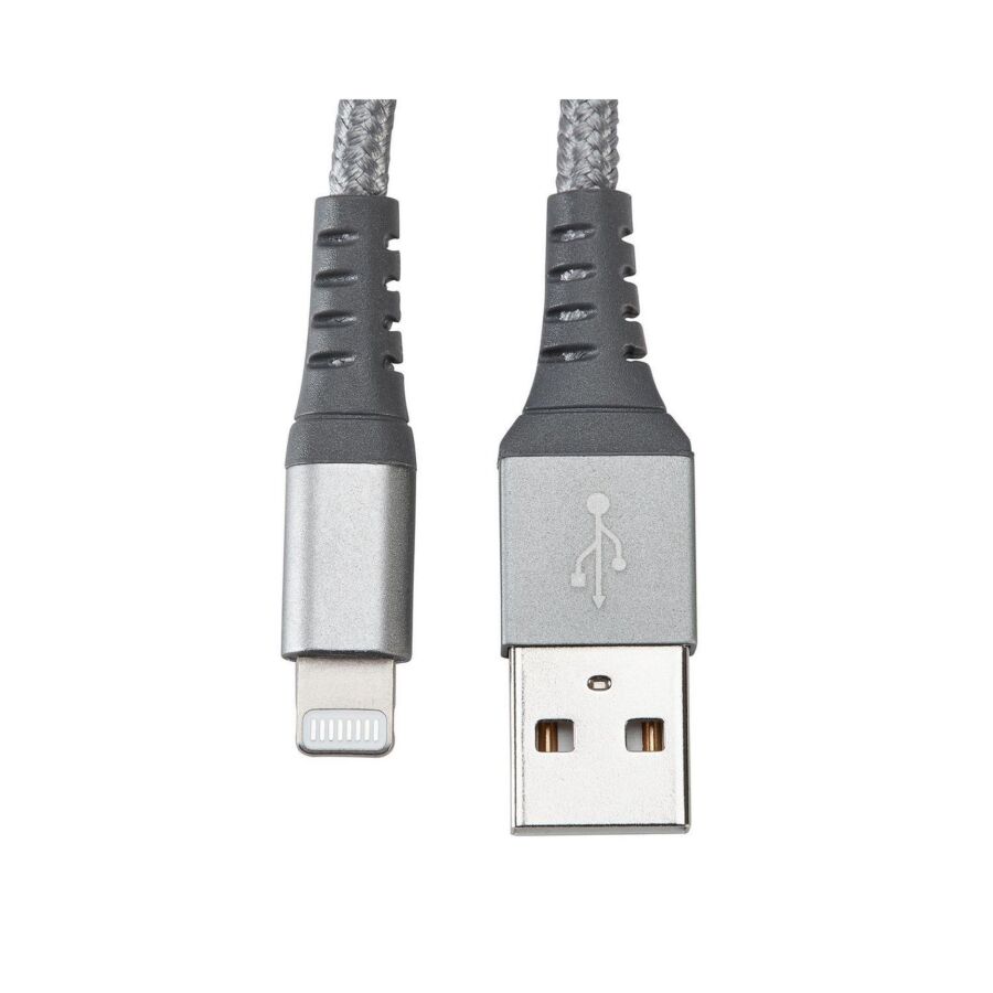 Omars MFI Lightning iPhone Hızlı Şarj ve Data Kablosu 1 Metre Gri - 4