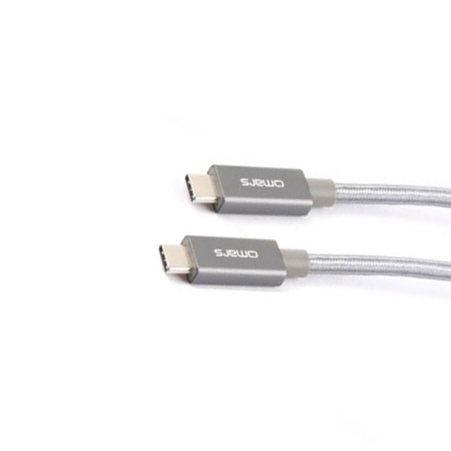 Omars Type-C 3.1 5Gbps 3A Şarj ve Data Kablosu Gri - 1.5 Metre - 5