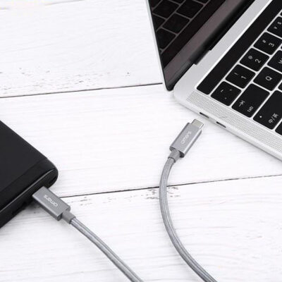 Omars Type-C 3.1 5Gbps 3A Şarj ve Data Kablosu Gri - 1.5 Metre - 3