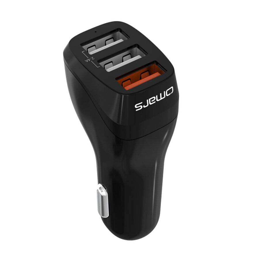Omars USB 3 Portlu Qualcomm QC 3.0 Hızlı Araç Şarj Cihazı - 1