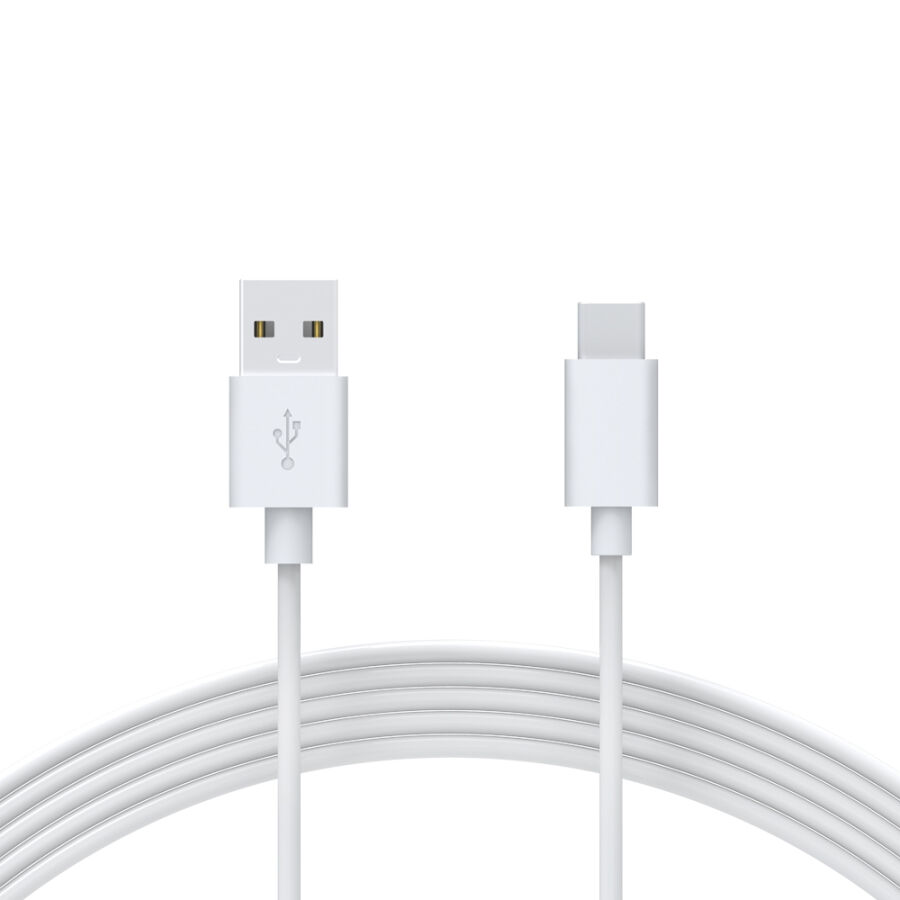 Omars USB Type-C 3A Şarj ve Data Kablosu - Beyaz - 1