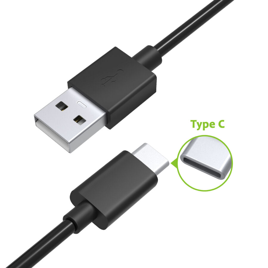 Omars USB Type-C 3A Şarj ve Data Kablosu - Siyah - 4