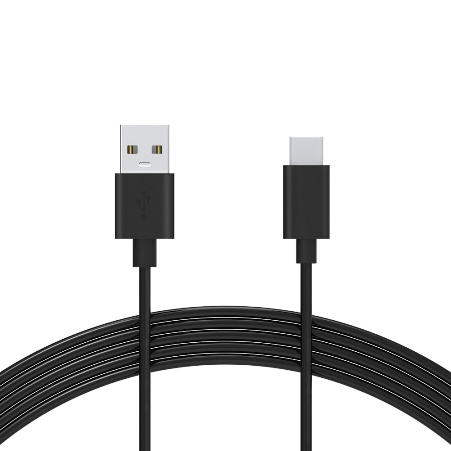 Omars USB Type-C 3A Şarj ve Data Kablosu - Siyah - 1
