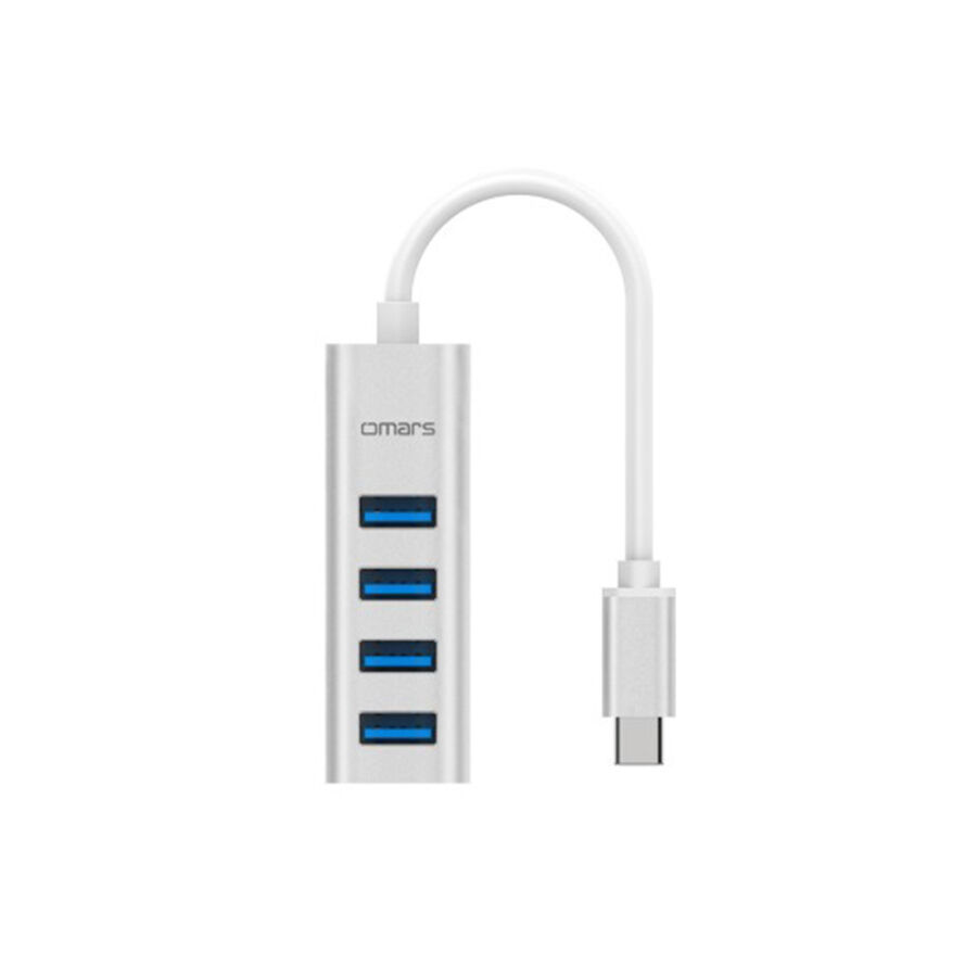 Omars USB Type-C 5 Gbps 4 Portlu USB 3.0 Hub Çoklayıcı - 3