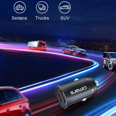 Omars USB Type-C PD 20W Çift Portlu Araç içi Hızlı Şarj Cihazı - 3
