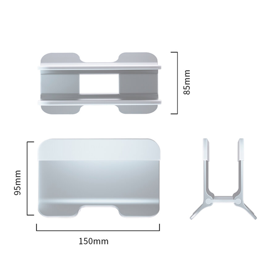 Orico Alüminyum Notebook Macbook Dikey Masaüstü Standı Gümüş - 2