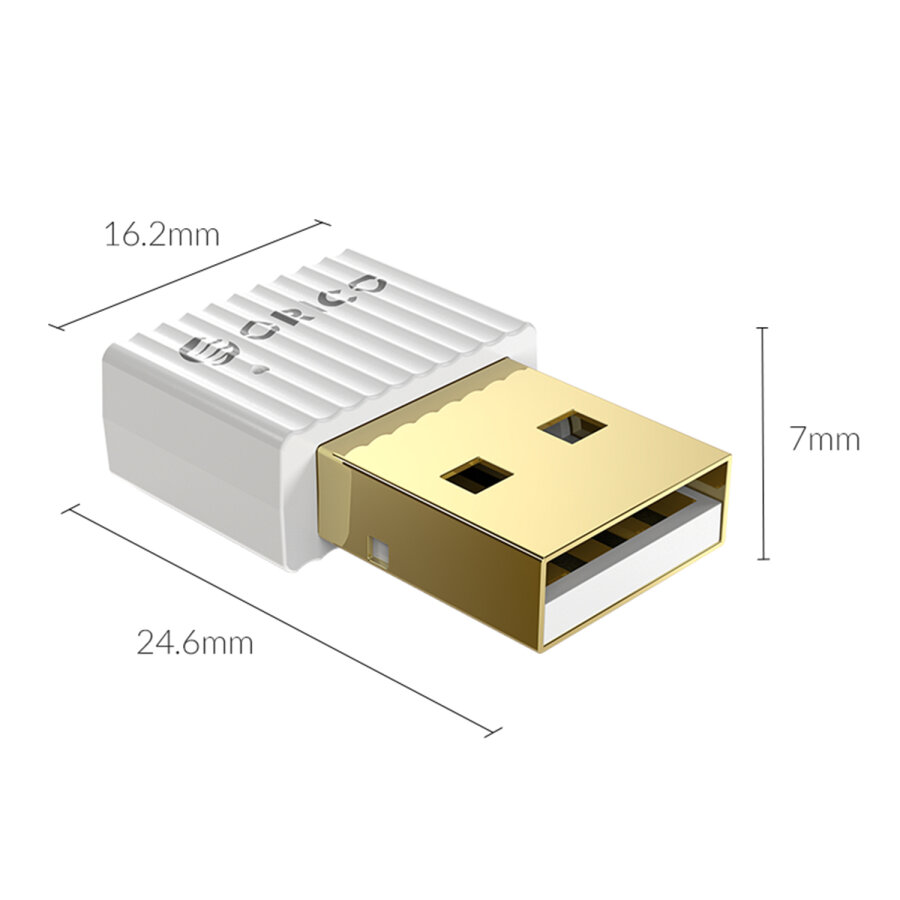Orico BTA-508 Bluetooth 5.0 Mini USB Dongle Adaptör Beyaz - 2