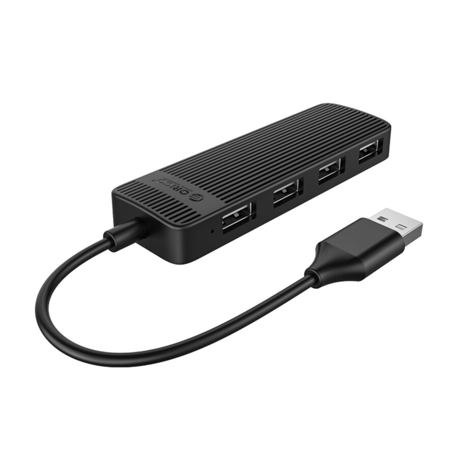 Orico FL02-BK-BP 4 Portlu USB 2.0 Çoklayıcı HUB Siyah 30CM - 1