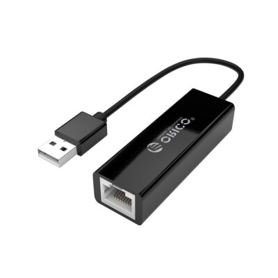 Orico RJ45 to USB 2.0 100Mbps Dönüştürücü Adaptör Siyah - 1
