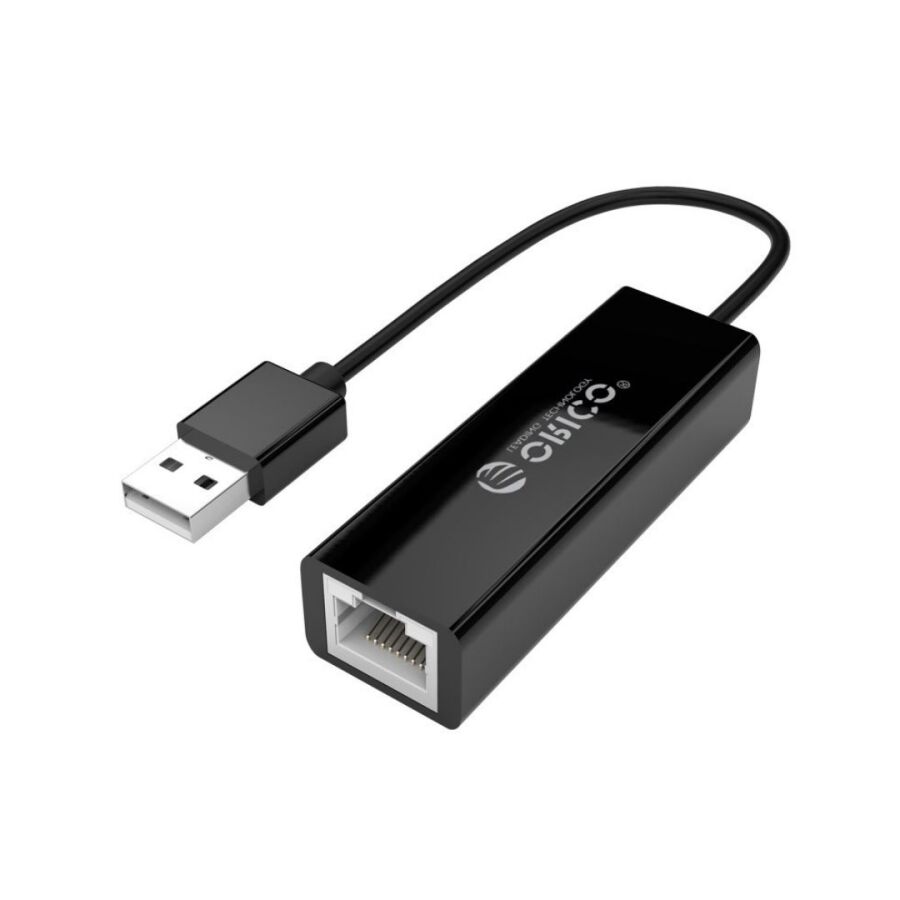 Orico RJ45 to USB 2.0 100Mbps Dönüştürücü Adaptör Siyah - 1