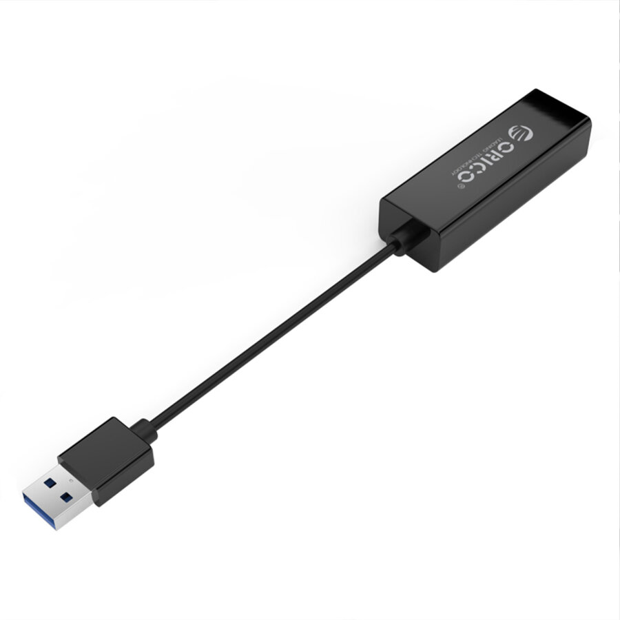 Orico RJ45 to USB 3.0 1000Mbps Dönüştürücü Adaptör Siyah - 1