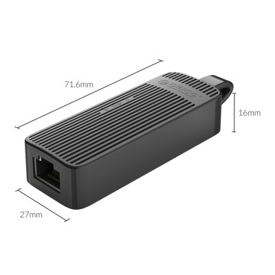 Orico RJ45 to USB 3.0 1000Mbps Kompakt Dönüştürücü Adaptör - 5