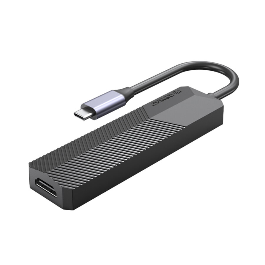 Orico Type-C Bağlantılı PD55W 2 USB Portlu HDMI Type-C TF/SD Docking Station Siyah - 5