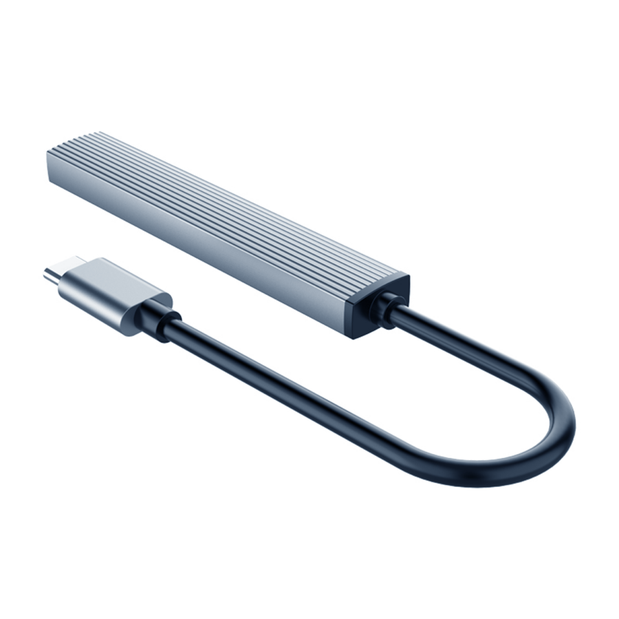 Orico Type-C to USB 3.0 4 Portlu Çoklayıcı HUB Alüminyum - 6