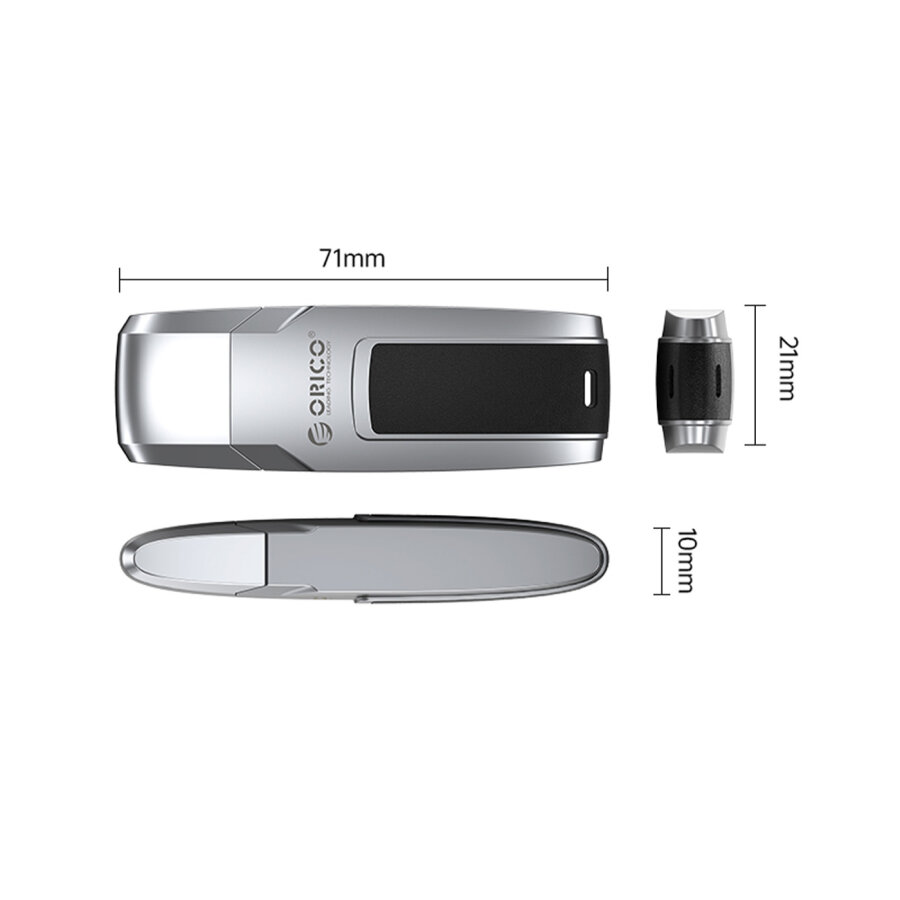 Orico Type-C USB3.2 Gen1 USB-C Flash Bellek Alüminyum Kasa 256GB - 6