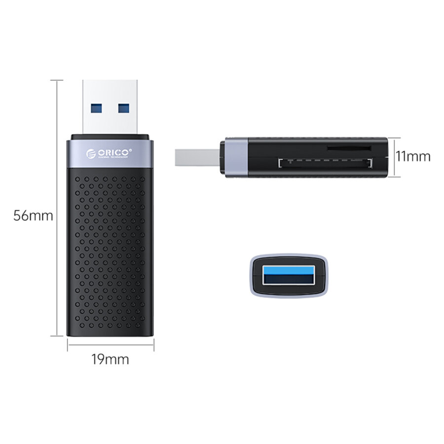 Orico USB 3.0 Type-C SD TF Micro SD Kart Okuyucu - 3