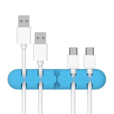Orico Yapışkanlı Kablo Düzenleyici Organizer Mavi - 2