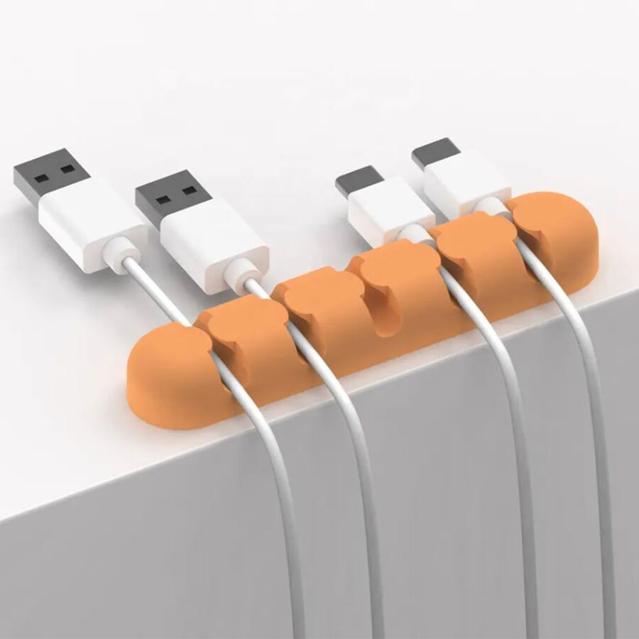 Orico Yapışkanlı Kablo Düzenleyici Organizer Turuncu - 3