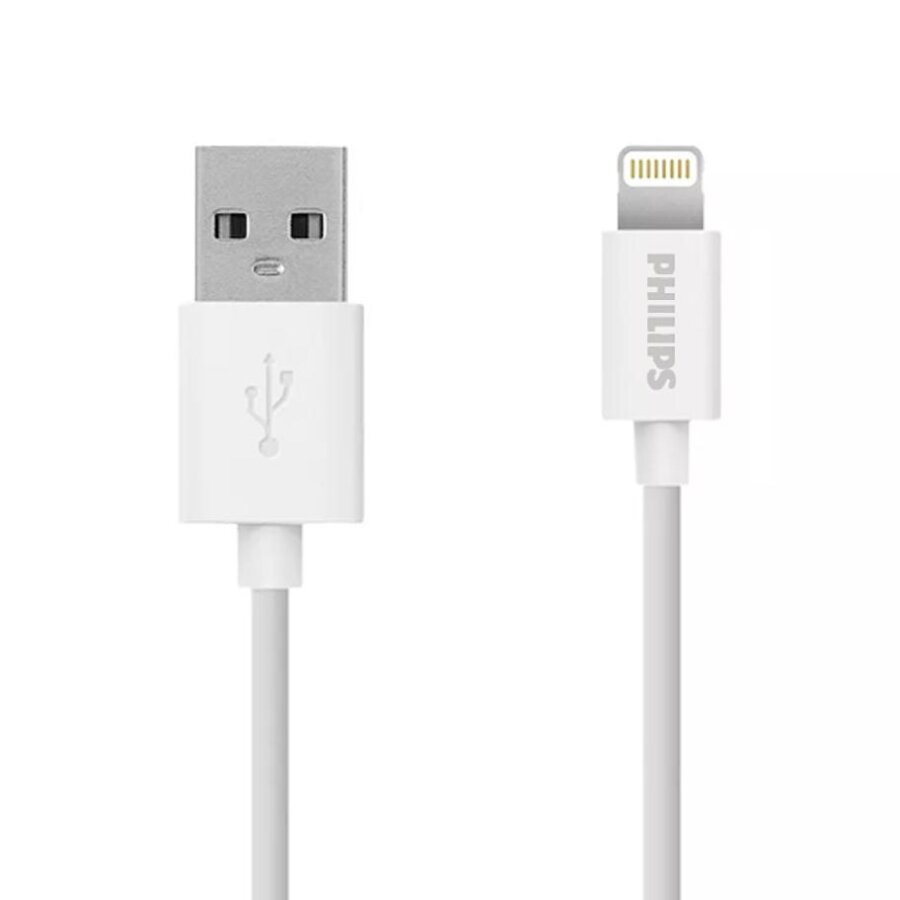Philips 2.4A iPhone Lightning Şarj ve Data Kablosu 1 Metre - 1