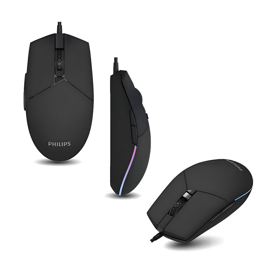 Philips Ambiglow Gaming Mouse 6400 DPI RGB Işıklandırma 6 Butonlu Kablolu Oyuncu Mouse - 4