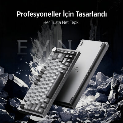 Philips Evnia SPK8618DTRH HotSwap Makrolu 3 Modlu Metal Gaming Oyuncu Klavyesi Gri - 2