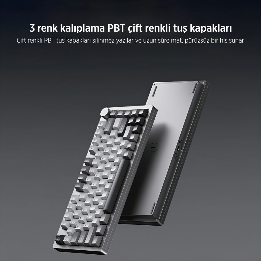 Philips Evnia SPK8618UPRH HotSwap Makrolu 3 Modlu Metal Gaming Oyuncu Klavyesi Mor - 6