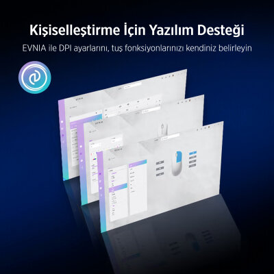 Philips Evnia SPK9618B Kablosuz 26000 DPI PAW3395 Sensörlü Gaming Oyuncu Mouse Siyah - 7