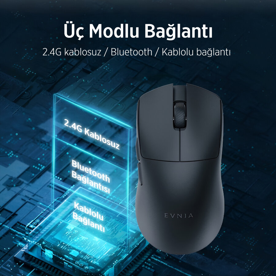 Philips Evnia SPK9718W Kablosuz 36000 DPI PAW3950 Sensörlü Gaming Oyuncu Mouse Beyaz - 5